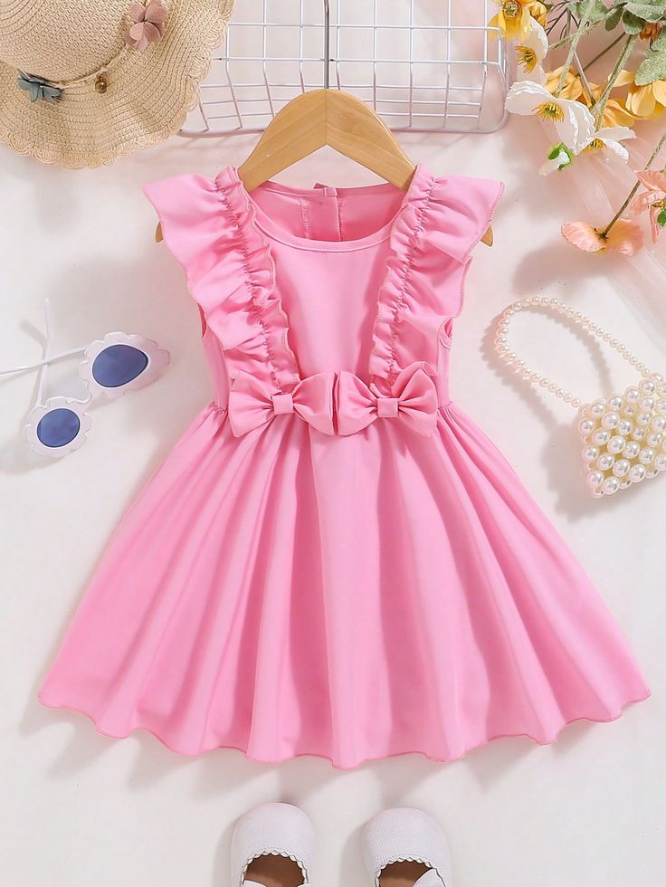 Girls Cute Bow Summer